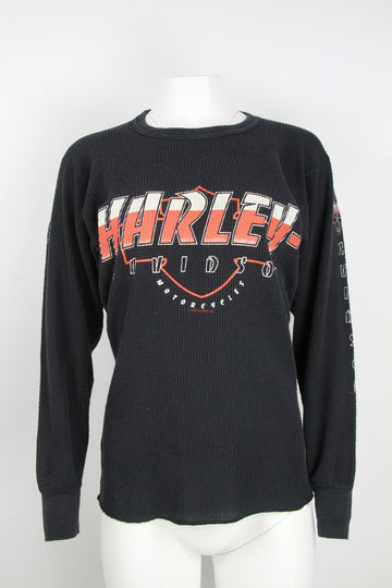 Vintage Harley Davidson 'Southside Virginia Beach' Long sleeve T-shirt - Black - S