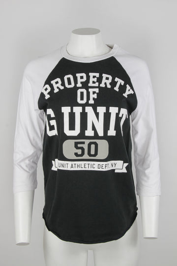 Raglan T shirt Property of G-unit  - M