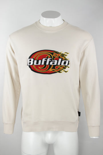 Vintage Y2k Embroidered Buffalo Crew Sweatshirt - L