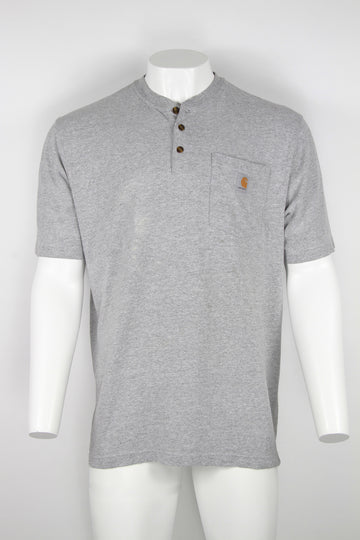 Vintage Carhartt 3 button t-shirt - Grey - L