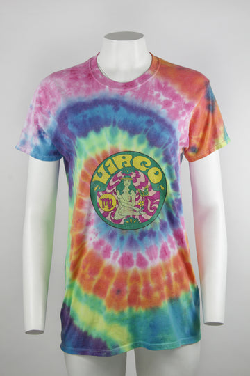 Virgo Zodiac tie-dye t-shirt - M