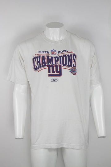 NFL Reebok Super Bowl Champions New York Giants t-shirt - White - XL